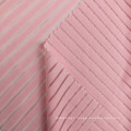 lycra stretchy jersey knit polyester white pink ombre stripe fabric by the yard